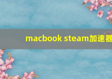 macbook steam加速器